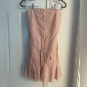 Strapless pink Dress